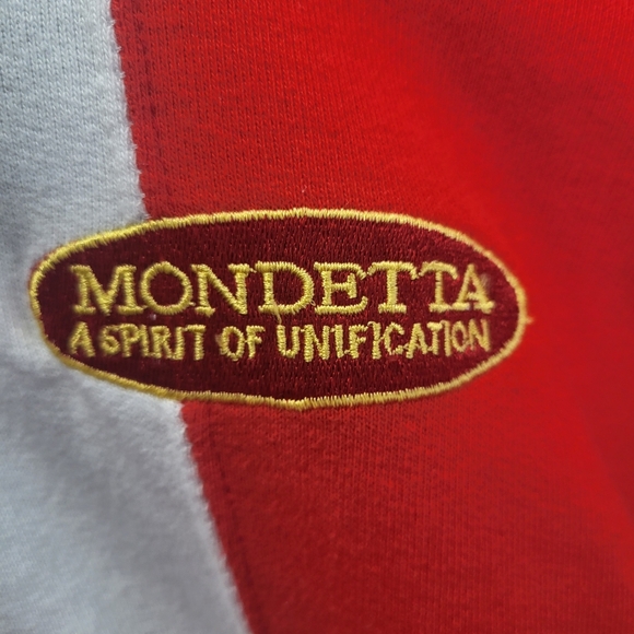 👕🌶 Vintage Rare BNWT Mondetta Canada "Big Flag" Crewneck Sweatshirt - Picture 4 of 7